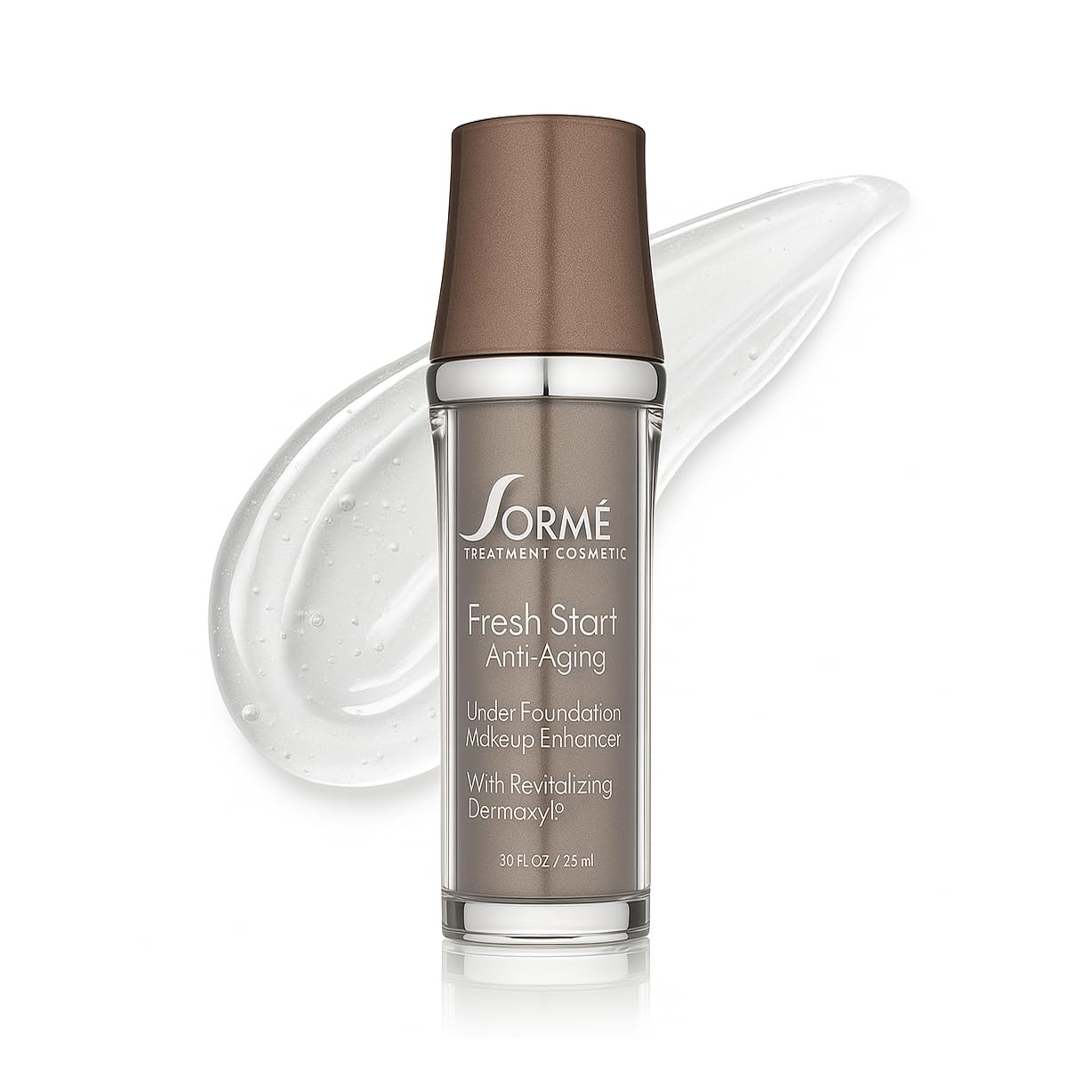 SORMÉ Fresh Start: flacon du primer prêt pour une base lumineuse et durable.