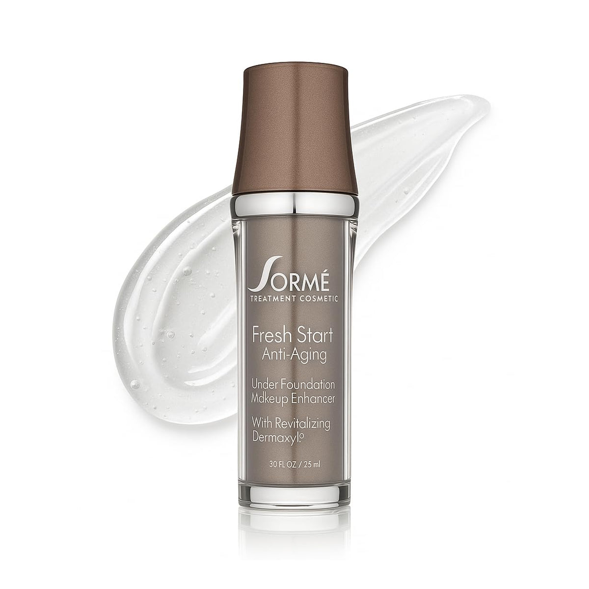 SORMÉ Fresh Start: flacon du primer prêt pour une base lumineuse et durable.