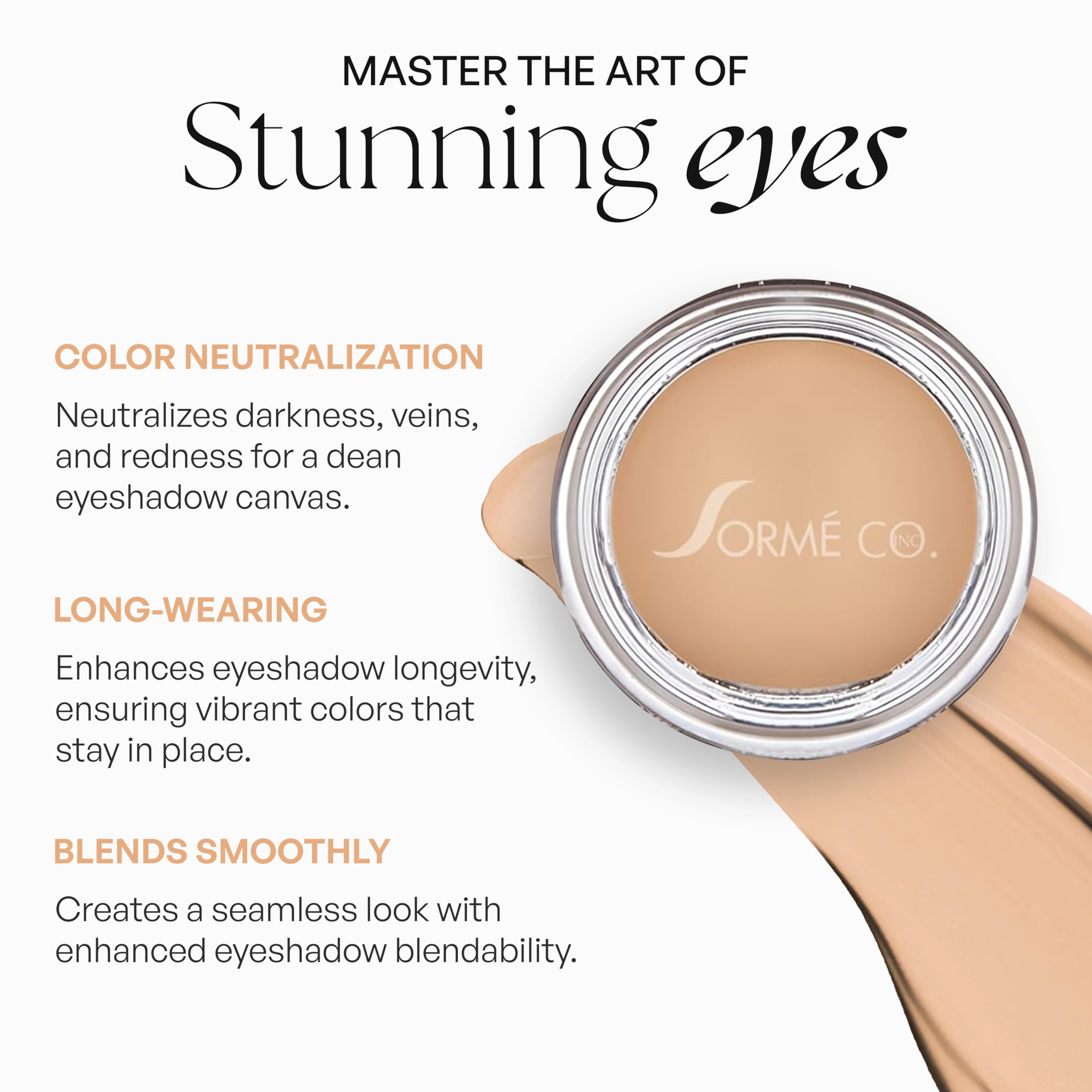 SORMÉ Under Shadow Primer easy to apply on lids or under eyes