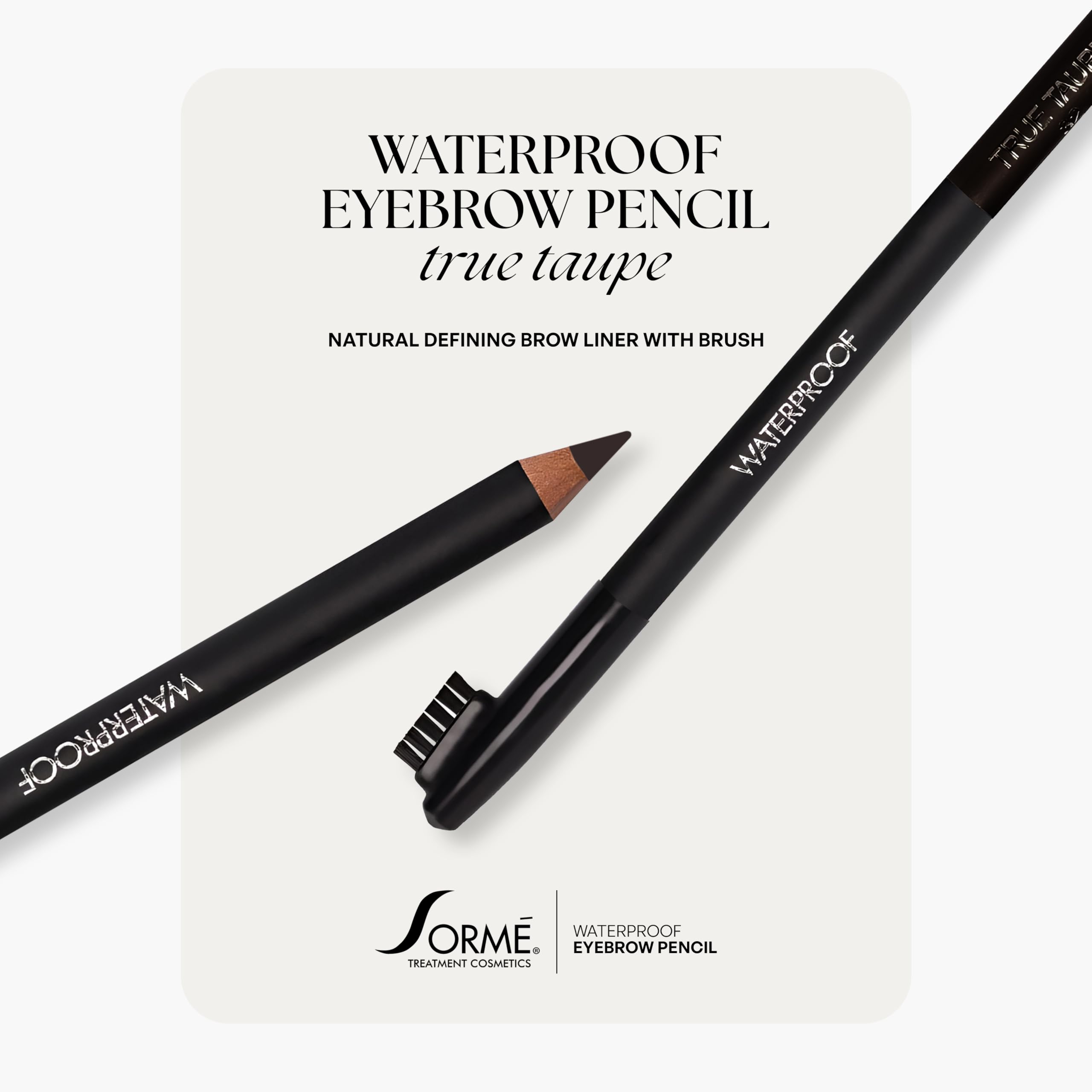 SORMÉ Crayon sourcils forme carrée offrant un contrôle précis du tracé