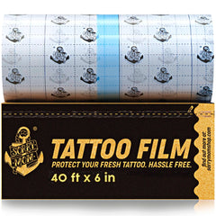 Pansement Sorry Mom après-tatouage transparent et protecteur.