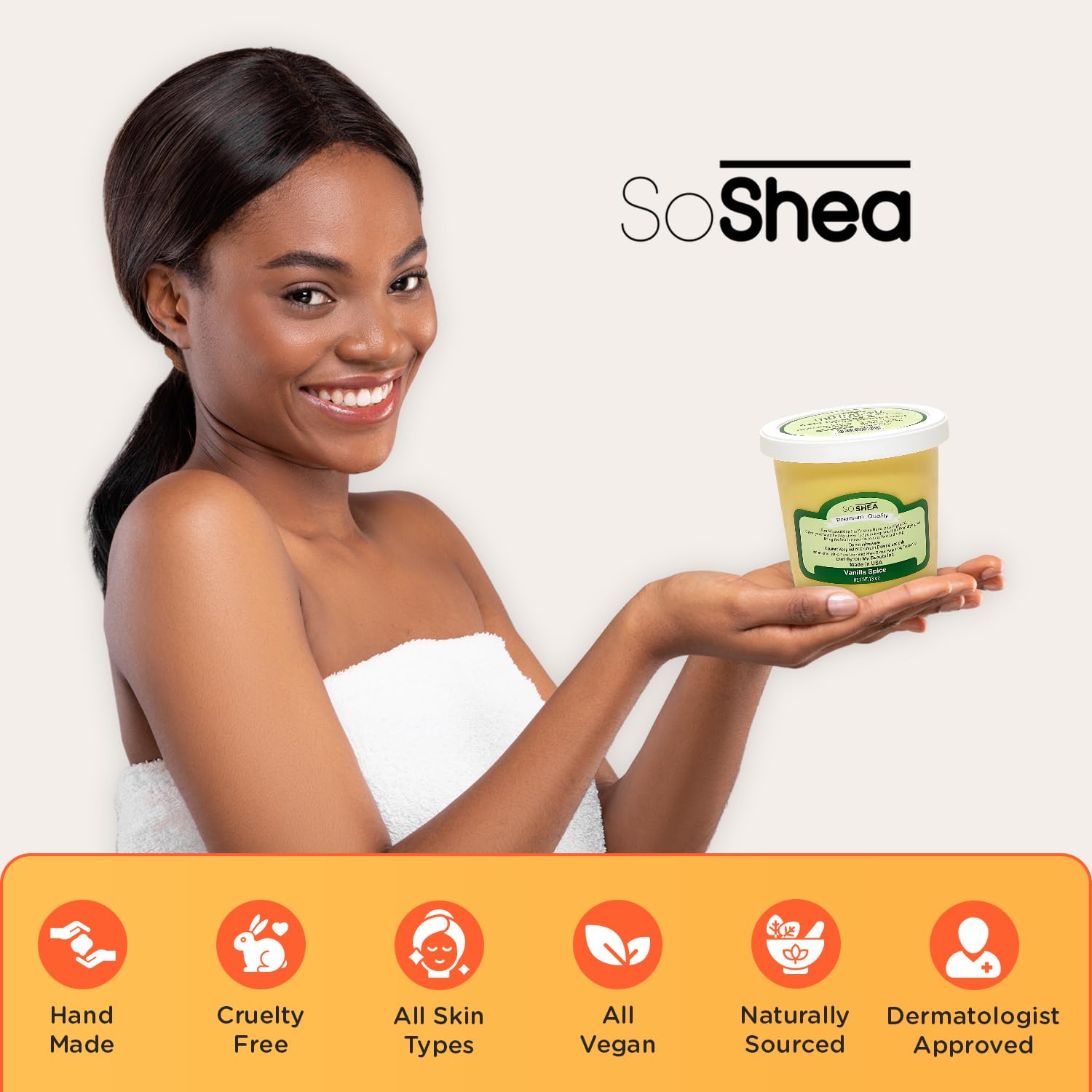 SoShea Hydratation Profonde, nourrit durablement la peau sèche.