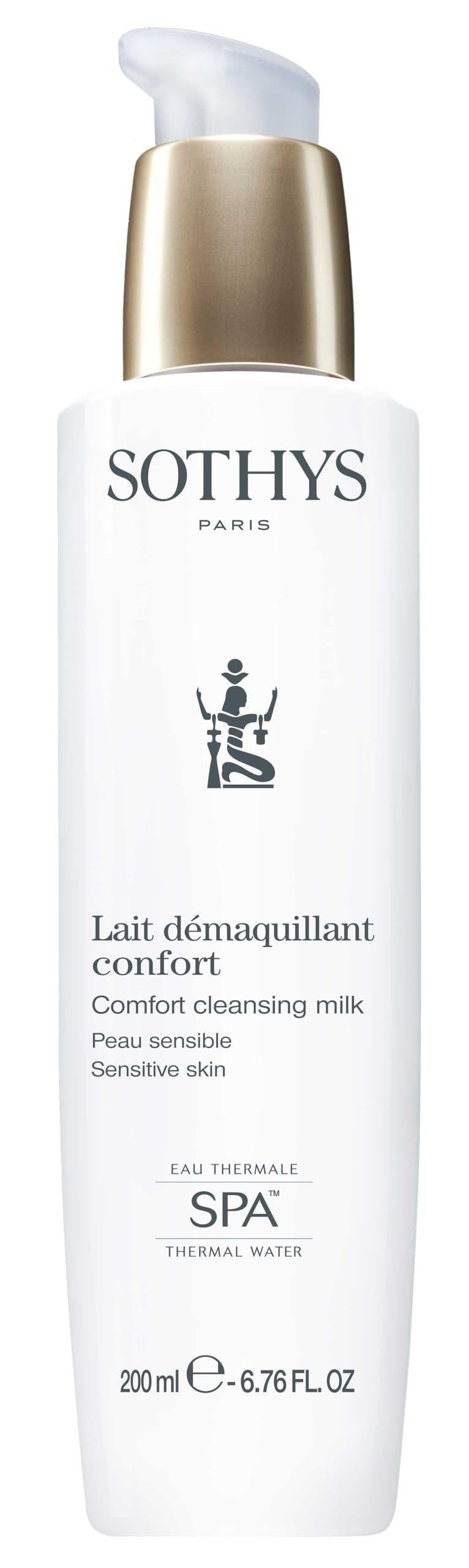 Lait nettoyant confort SOTHYS – bouteille douce pour peau sensible