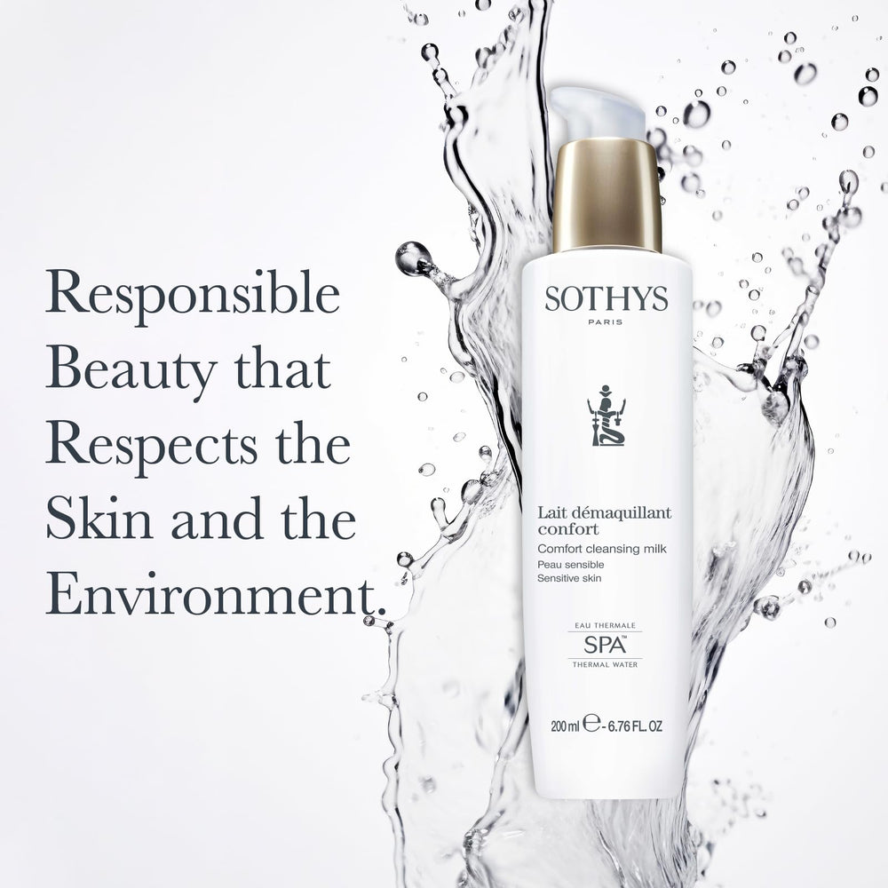 Rinçage à l’eau douce après démaquillage SOTHYS, sensation de fraîcheur