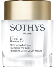 SOTHYS Crème Velours Hydratante sur le visage, hydratation lente et confort toute la journée