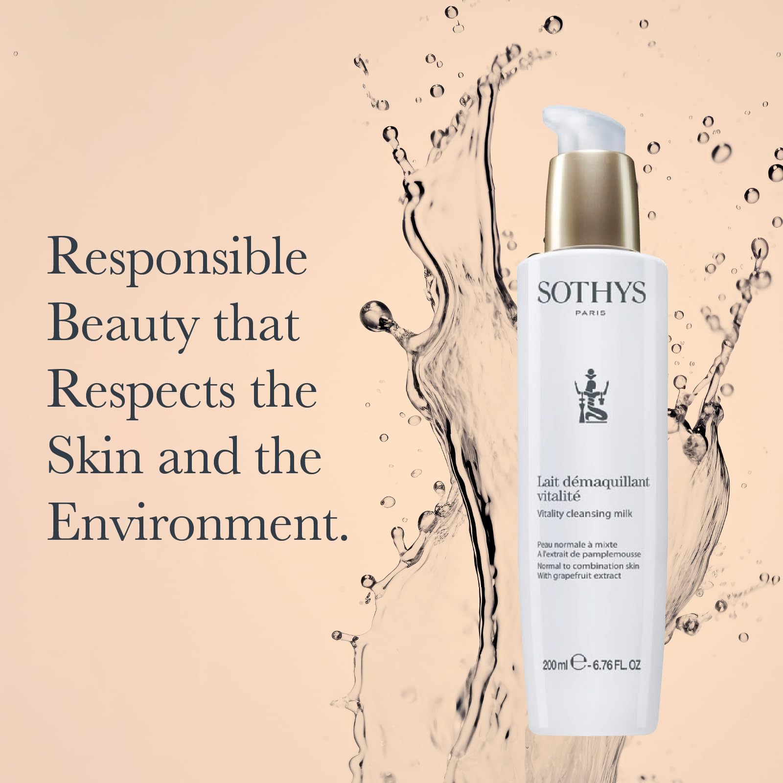 SOTHYS Vitalité convient aux peaux sensibles et mixtes grâce à sa douceur hydratante.