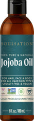 SOULSATION huile jojoba, bouteille 170 ml prête à hydrater peau et cheveux en douceur