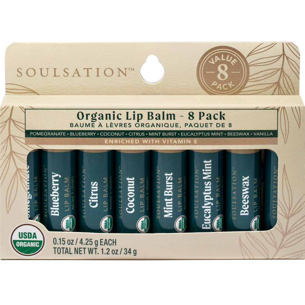 Baume lèvres Soulsation Grenade: hydratation durable et parfum fruité.