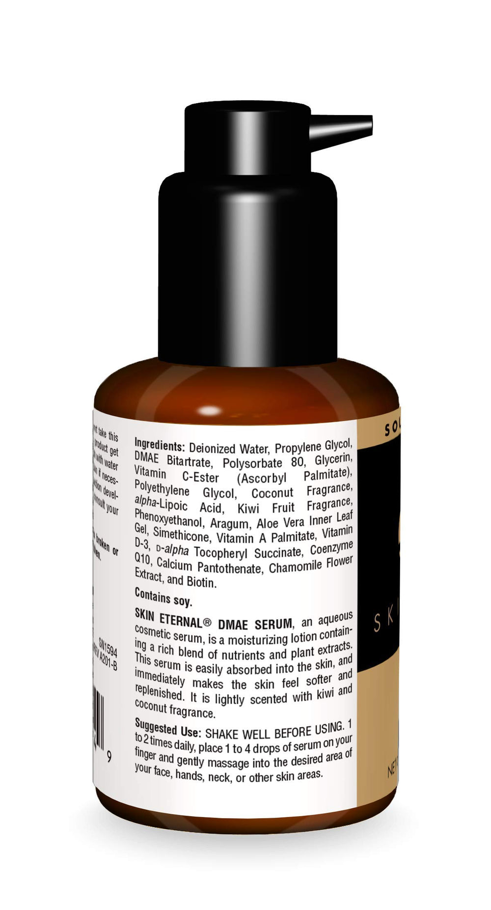 Source Naturals Skin Eternal Serum - massage visage pour lisser et nourrir.