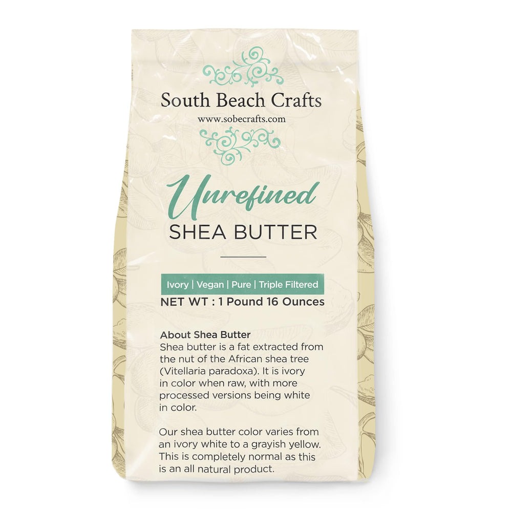 South Beach Crafts karité brut pour cheveux — nutrition et brillance naturelles.