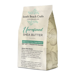 South Beach Crafts karité brut pour savons faits maison — usage polyvalent.