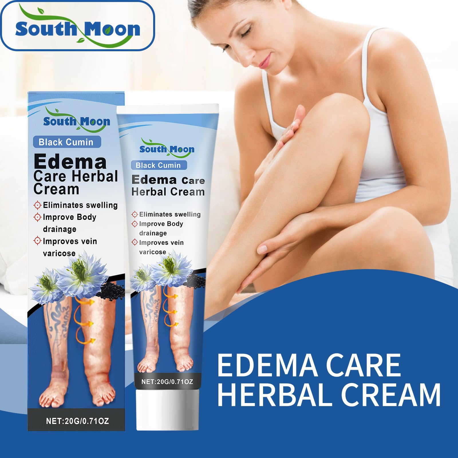 South Moon Crème fibrose – idéal avec drainage lymphatique ciblé