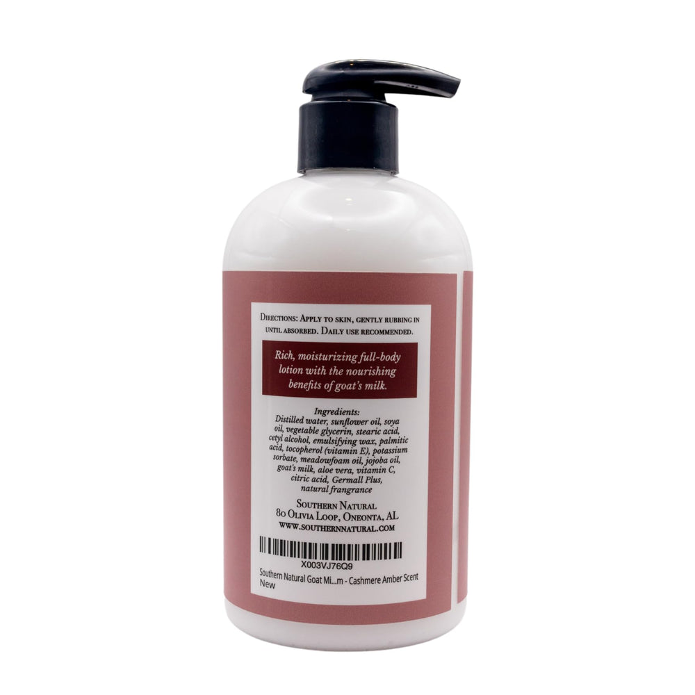 Sans parabènes et sans sulfates, lotion Southern Natural respectueuse de l’environnement.