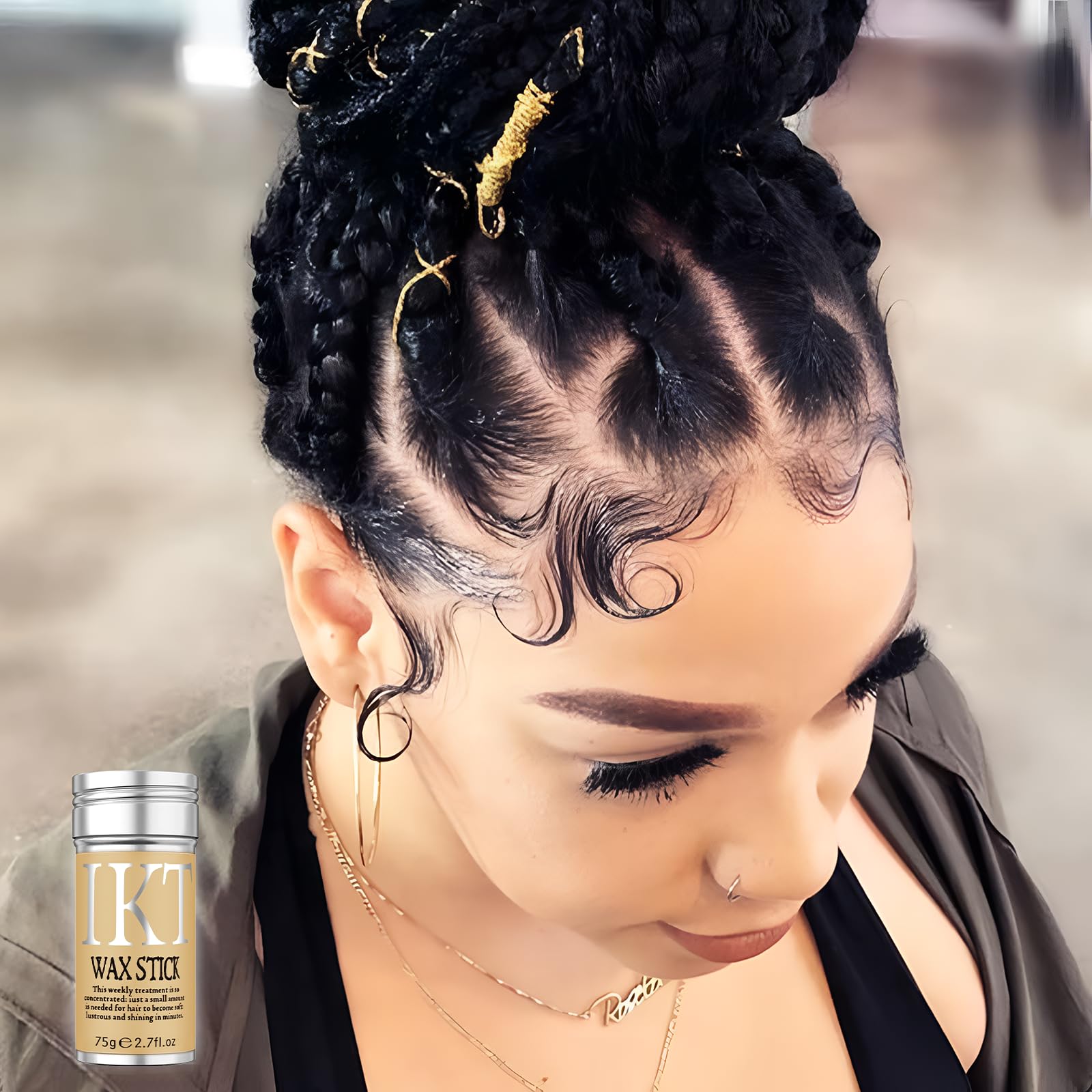 SOVONCARE bâton cire-cheveux nourrissant et élasticité, cheveux plus souples