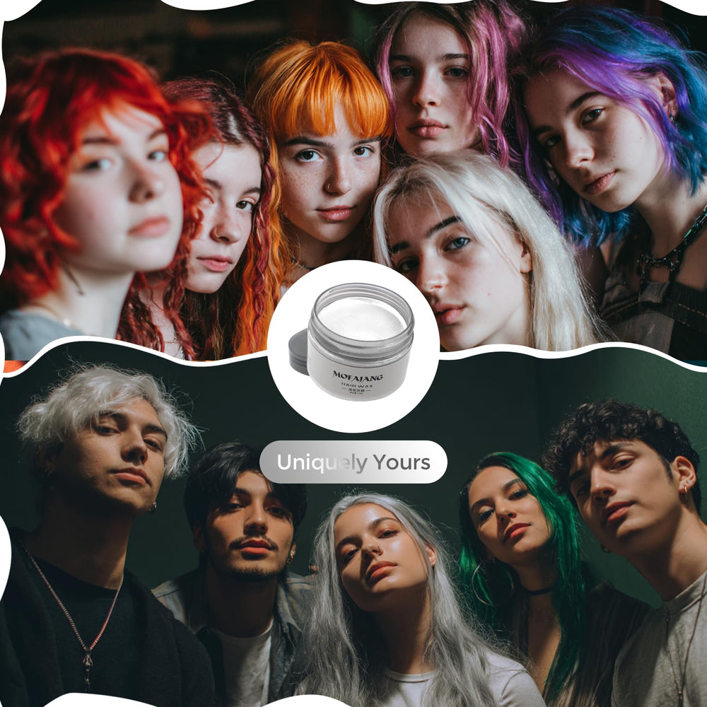 SOVONCARE cire colorante cheveux blanc – résiste au brossage léger et lavage.