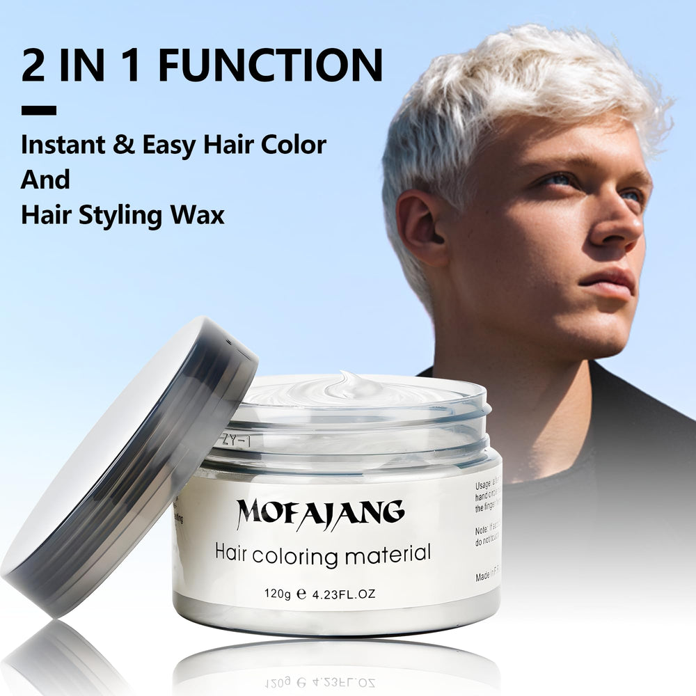 SOVONCARE cire colorante cheveux blanc – texture facile a modeler.