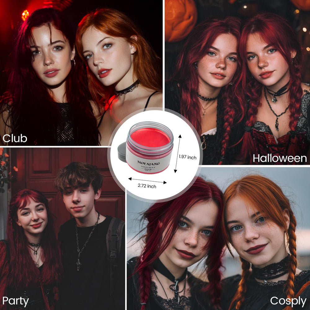 SOVONCARE cire colorante rouge, emballage pratique et prêt à offrir.