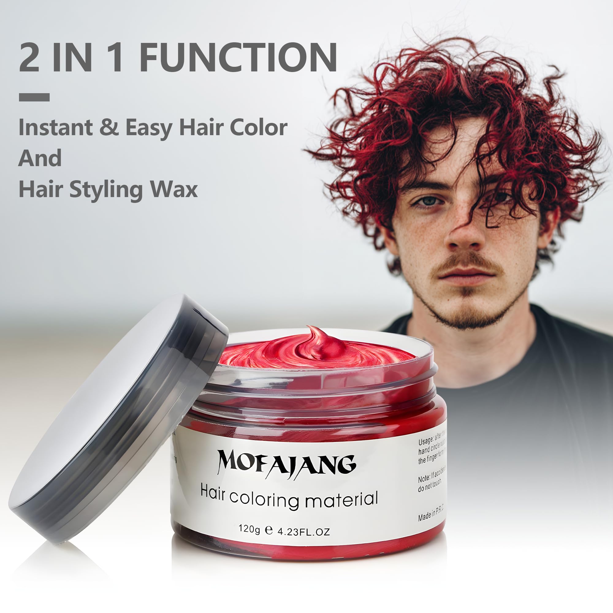 SOVONCARE cire colorante rouge, look soirée durable pour soirée et cosplay.