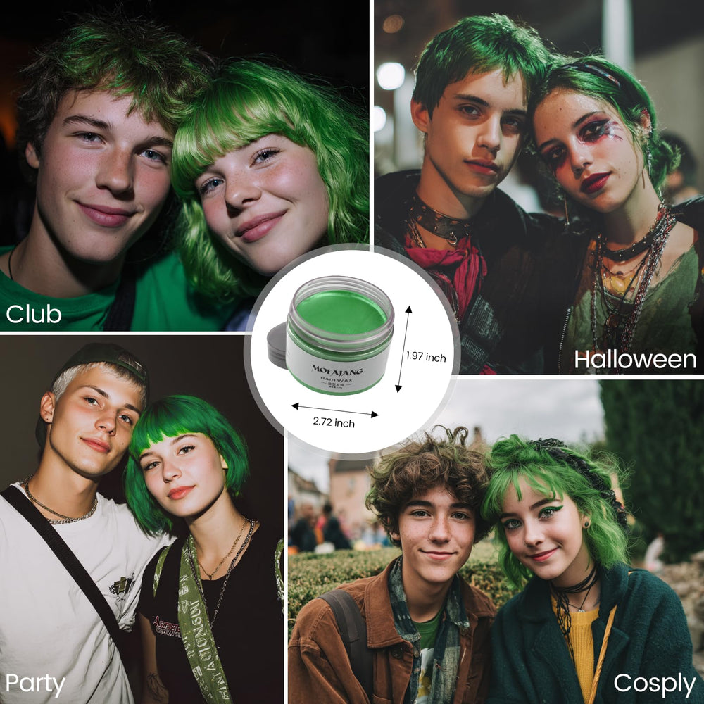 Idéal pour fêtes et cosplay avec effet colorant temporaire.
