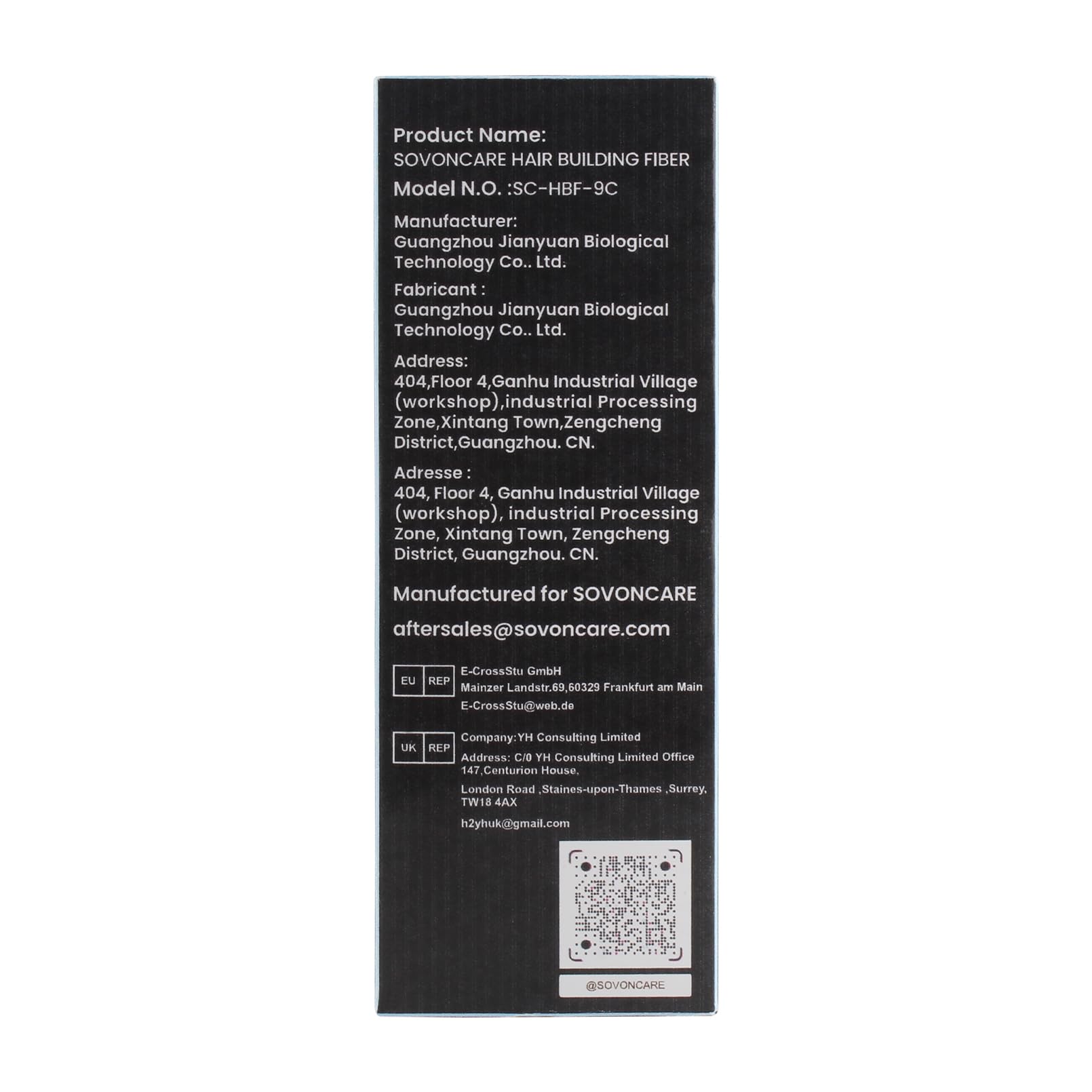 SOVONCARE gris – entretien facile avec shampooing quotidien.