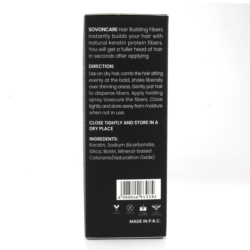 SOVONCARE fibres-cheveux-look-naturel: rendu discret et durable au quotidien.