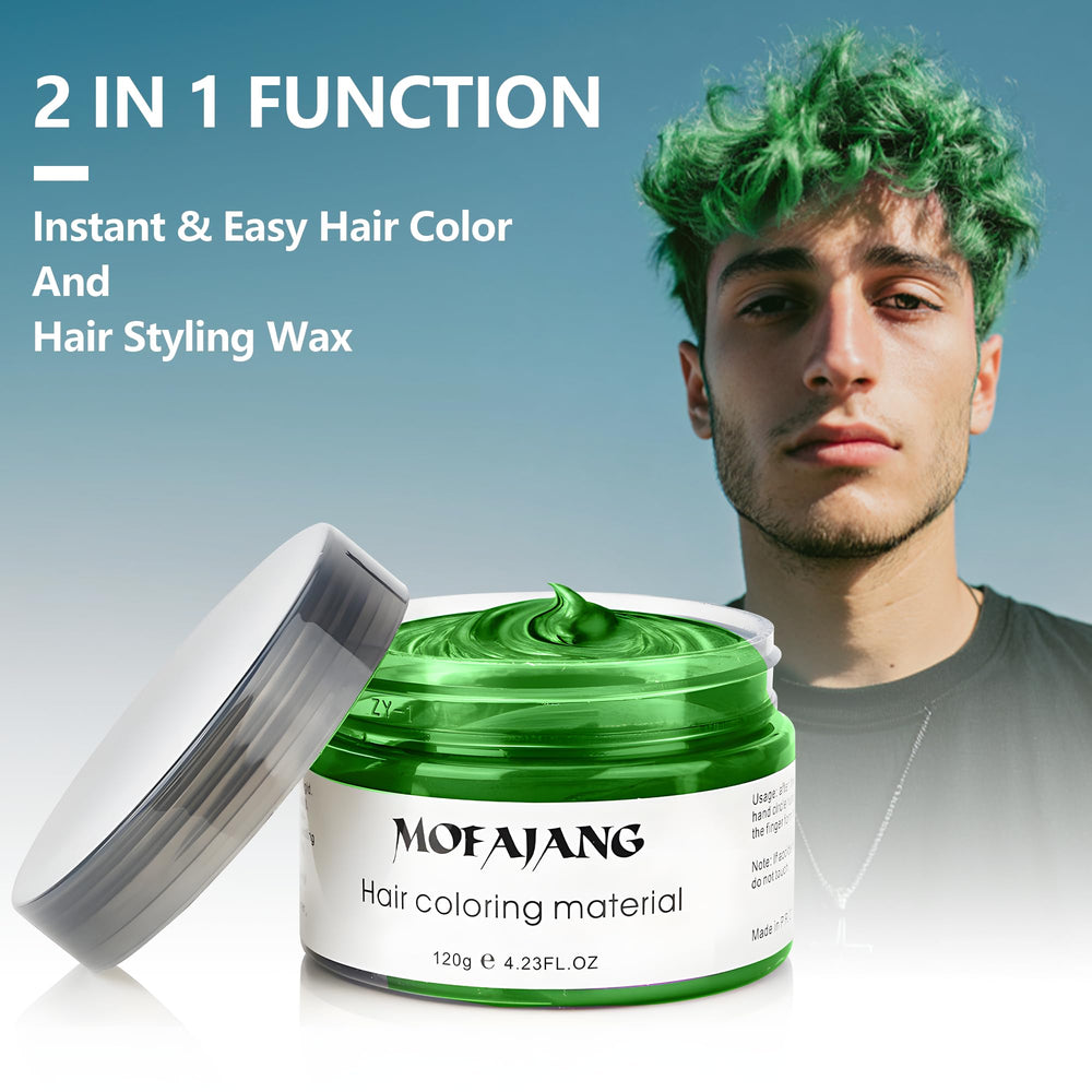 Look cosplay avec cire verte SOVONCARE, style audacieux et durable.