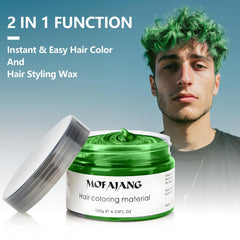 Look cosplay avec cire verte SOVONCARE, style audacieux et durable.
