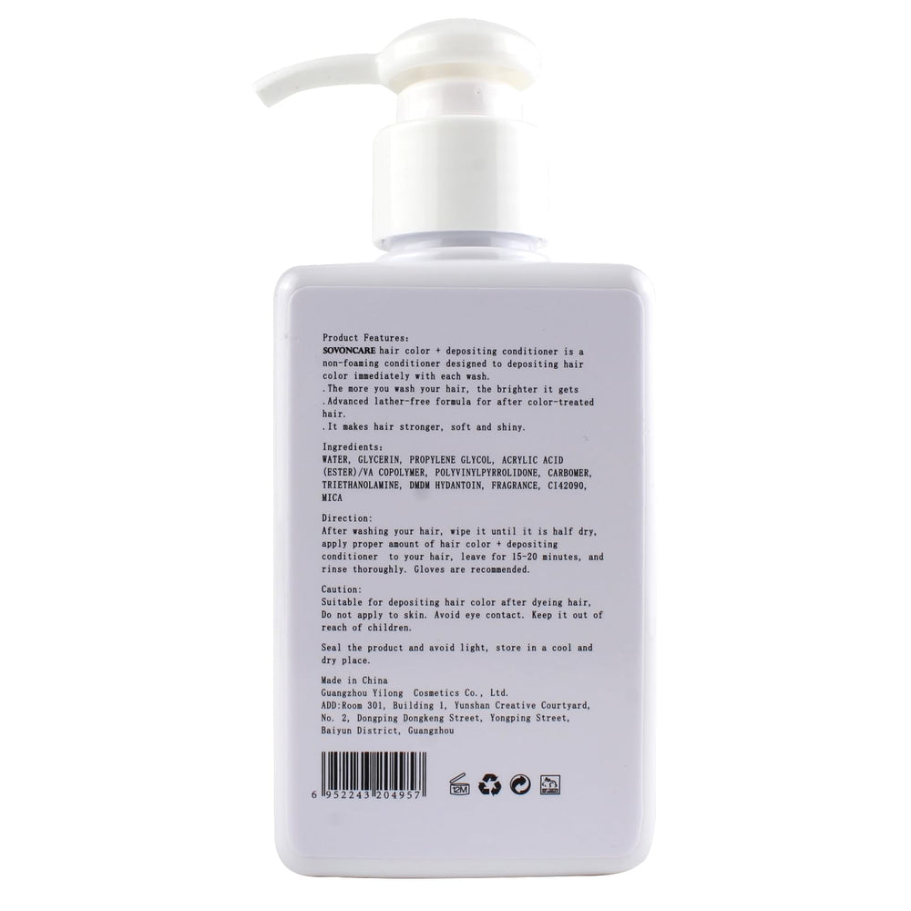 SOVONCARE – rendu rouge vibrant sur cheveux.