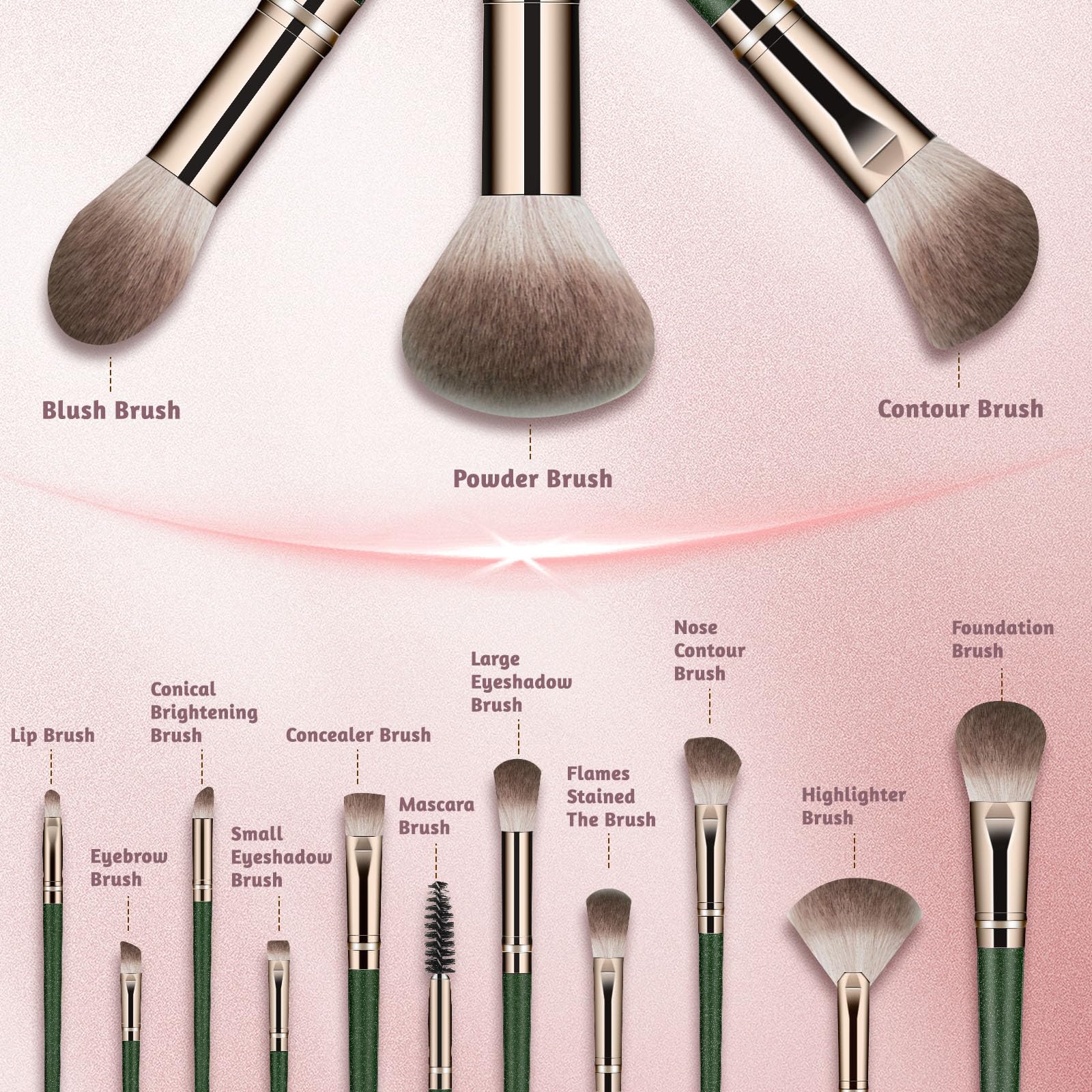 Pinceau fond de teint SOYOK, application uniforme pour un teint naturel.