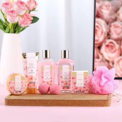Bain moussant Spa Luxetique rose: mousse riche et expérience sensorielle.