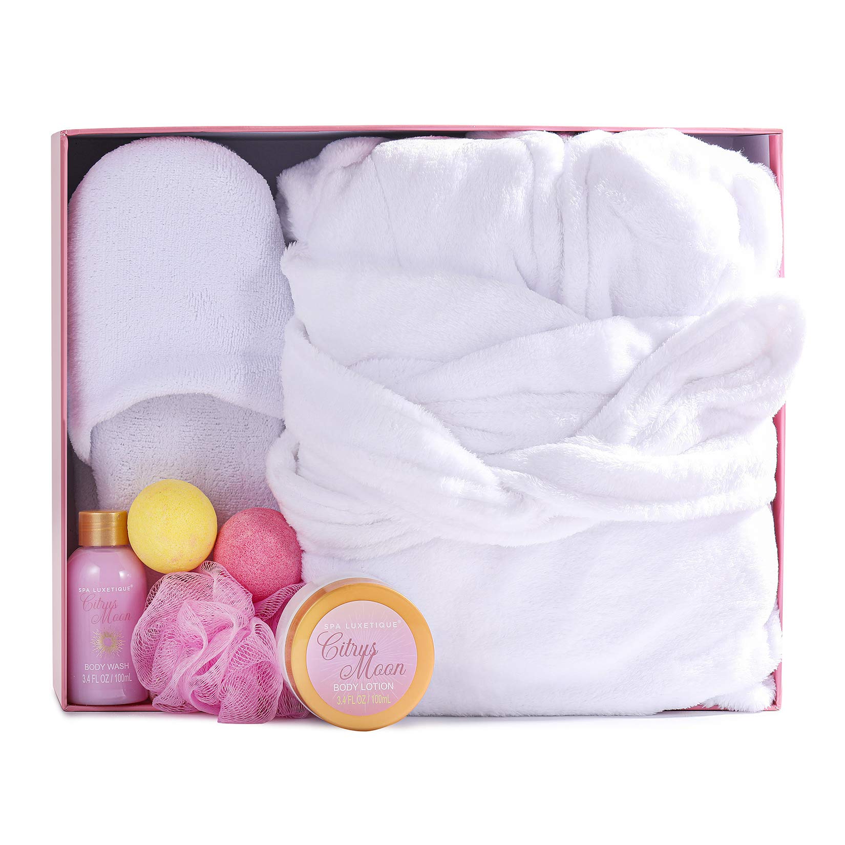 Chaussons Spa Luxetique, semelles anti-glisse pour grand confort intérieur.