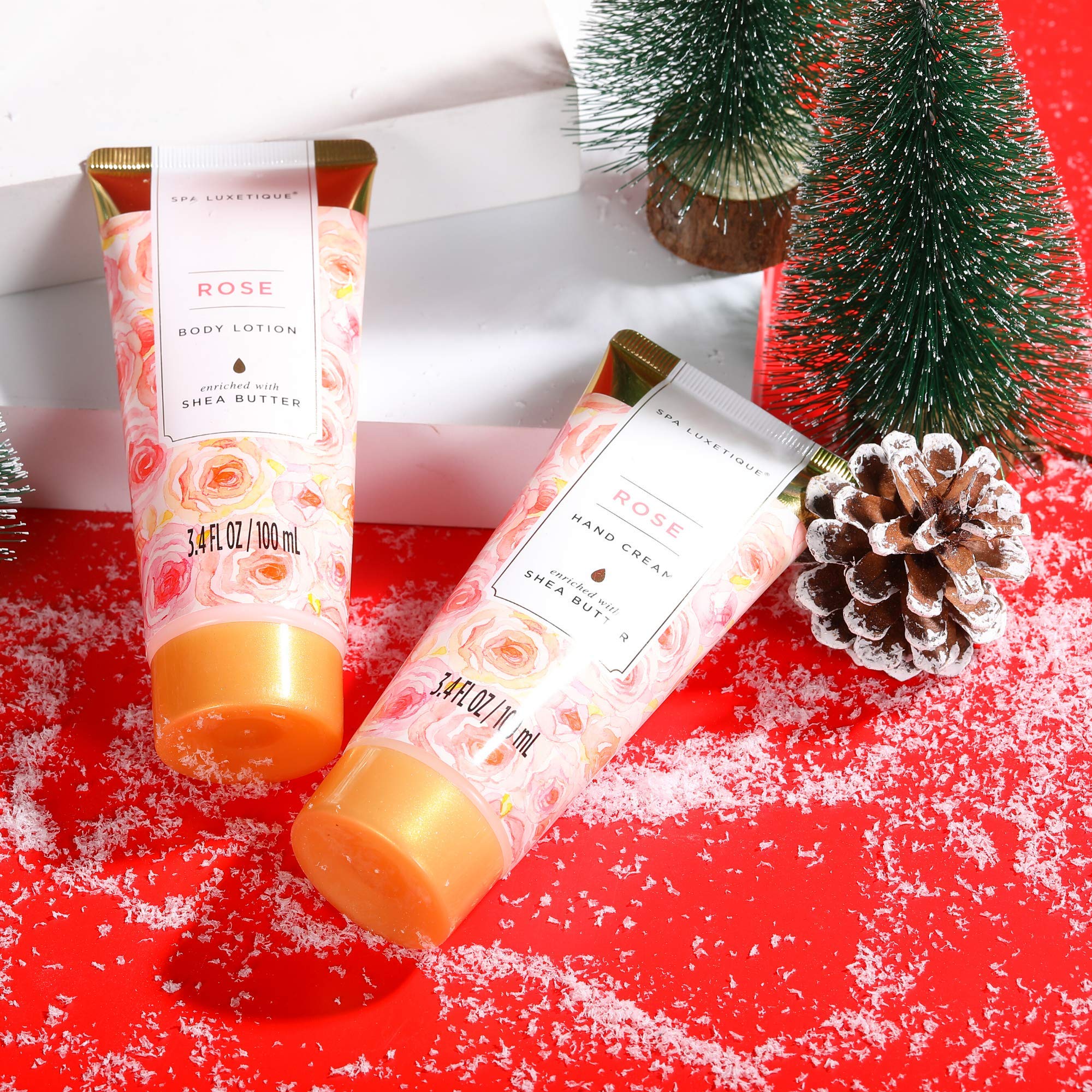 Crème pour le corps Spa Luxetique rose hydratante et satinée