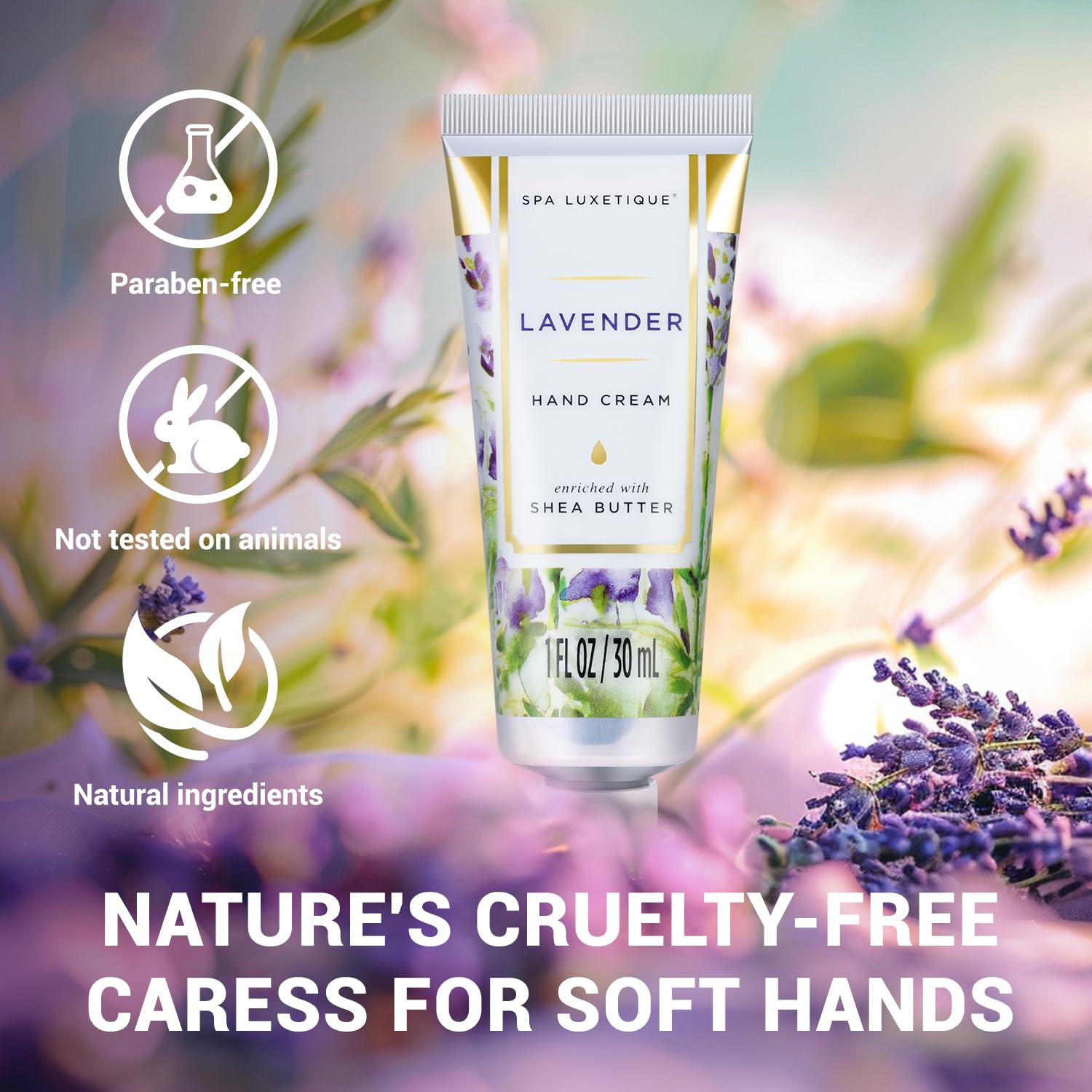 Spa Luxetique crème mains parfum cerisier pour un moment fleuri