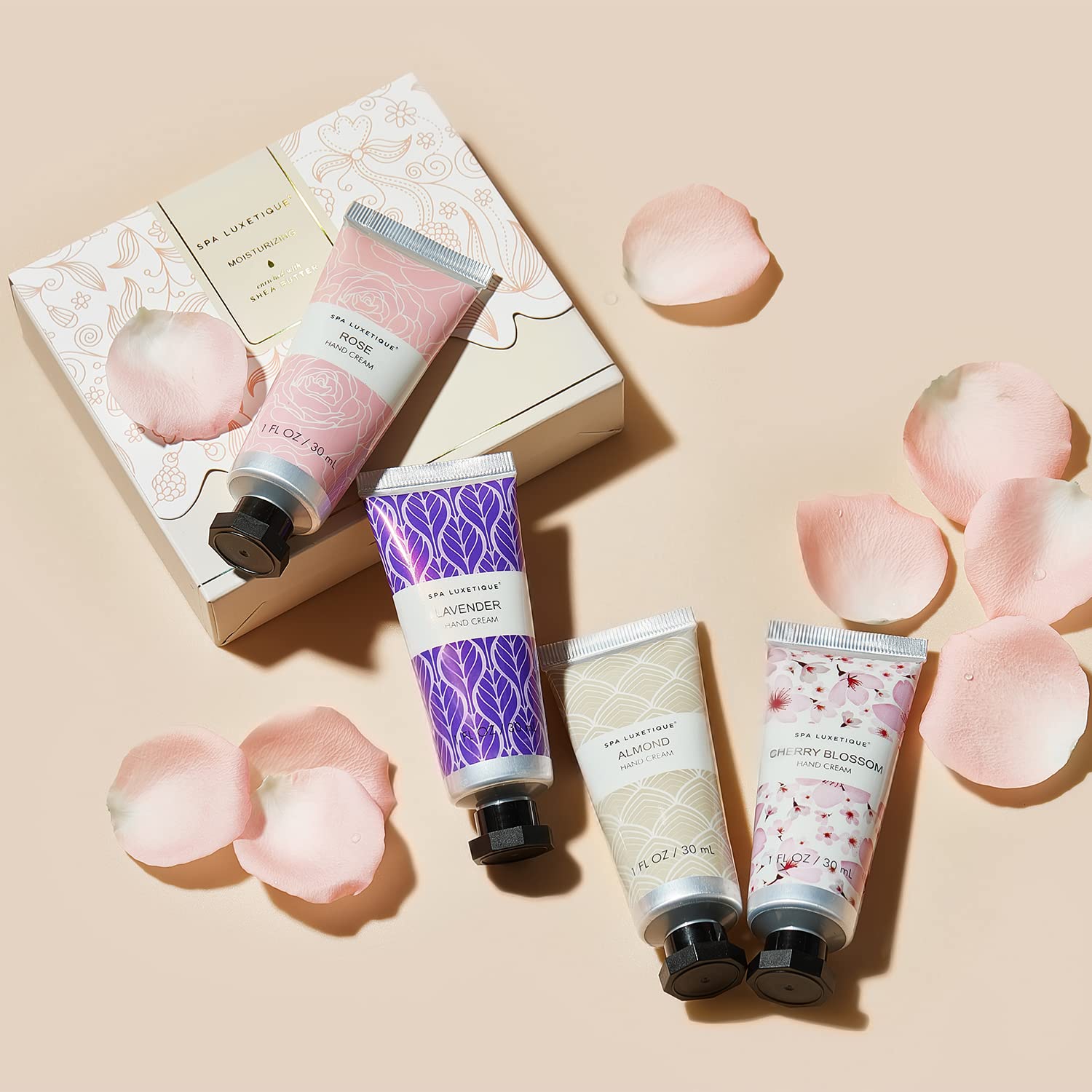 Crème mains Spa Luxetique poche, à emporter partout pour revitaliser les mains.