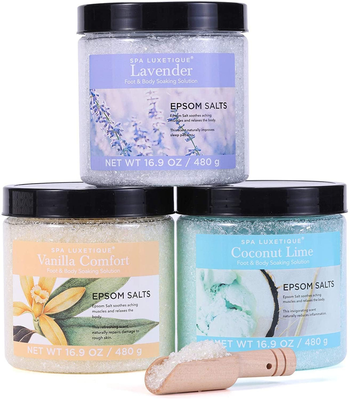 Spa Luxetique – ensemble cadeau, sels epsom, spa à domicile