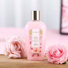 Gel douche Spa Luxetique rose: nettoyage doux et parfum floral.