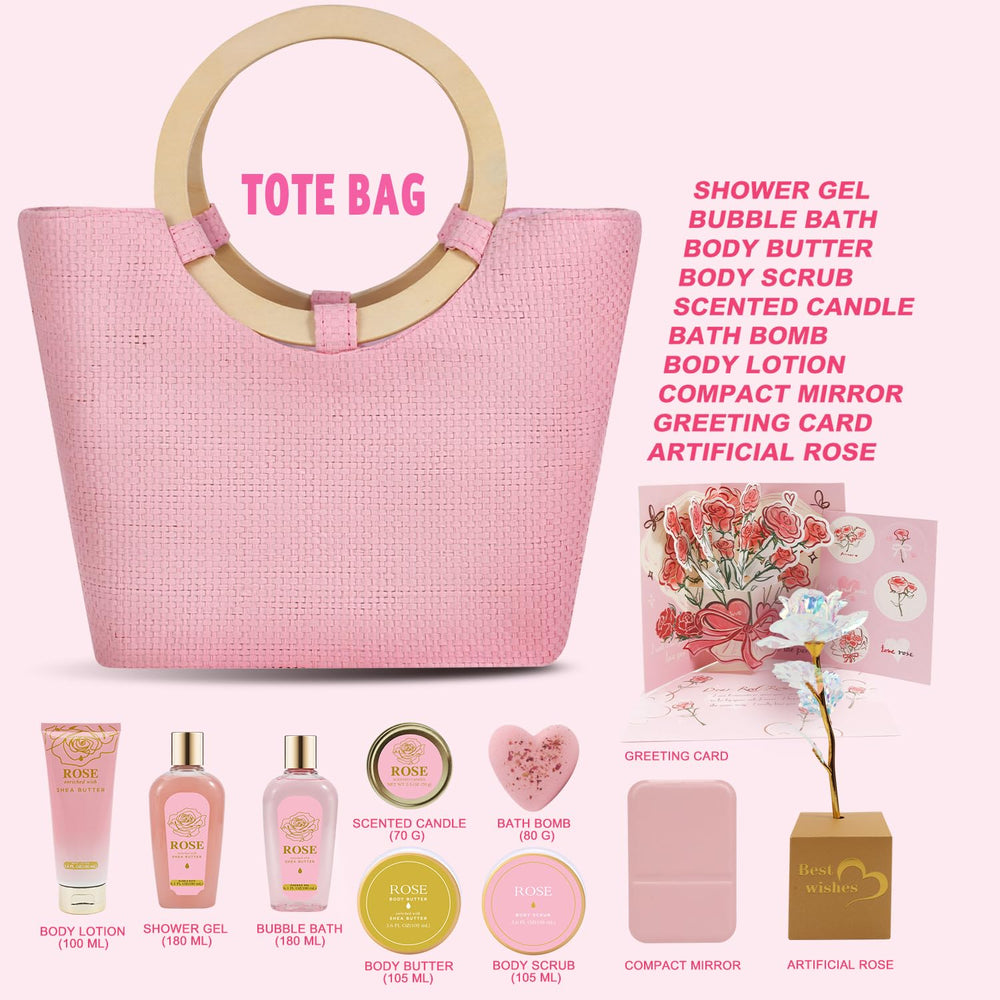 Spa Luxetique gommage corps rose — exfoliation douce pour peau nourrie