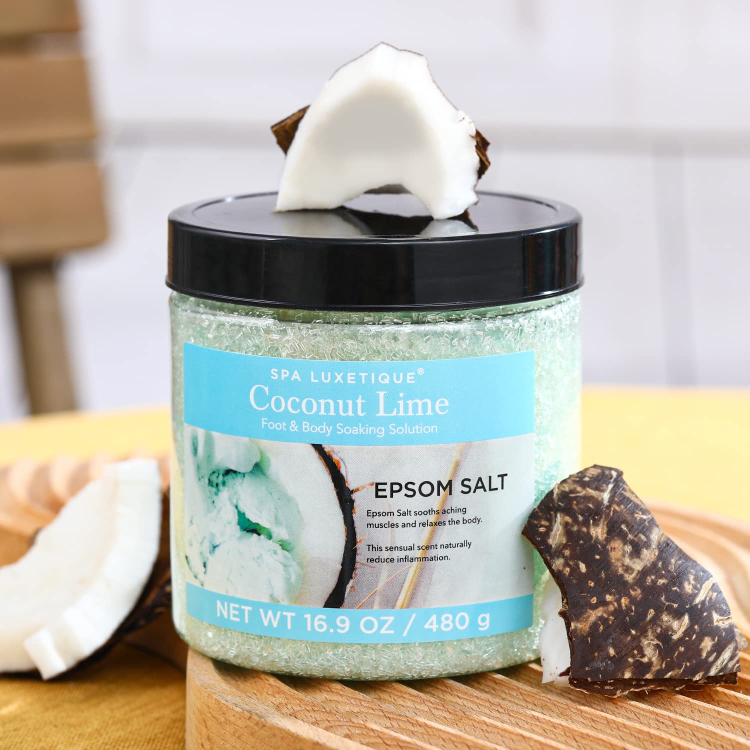 Spa Luxetique – huile coco lime, soin de peau