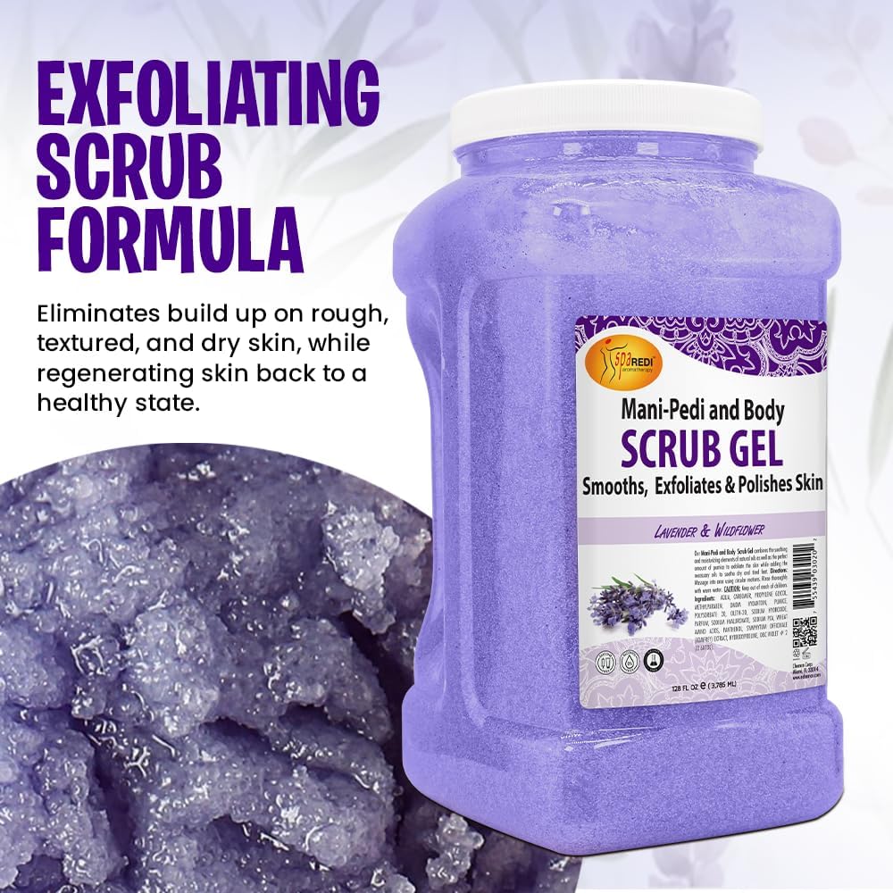 SPA REDI lavande aromathérapie pour relaxer après exfoliation.