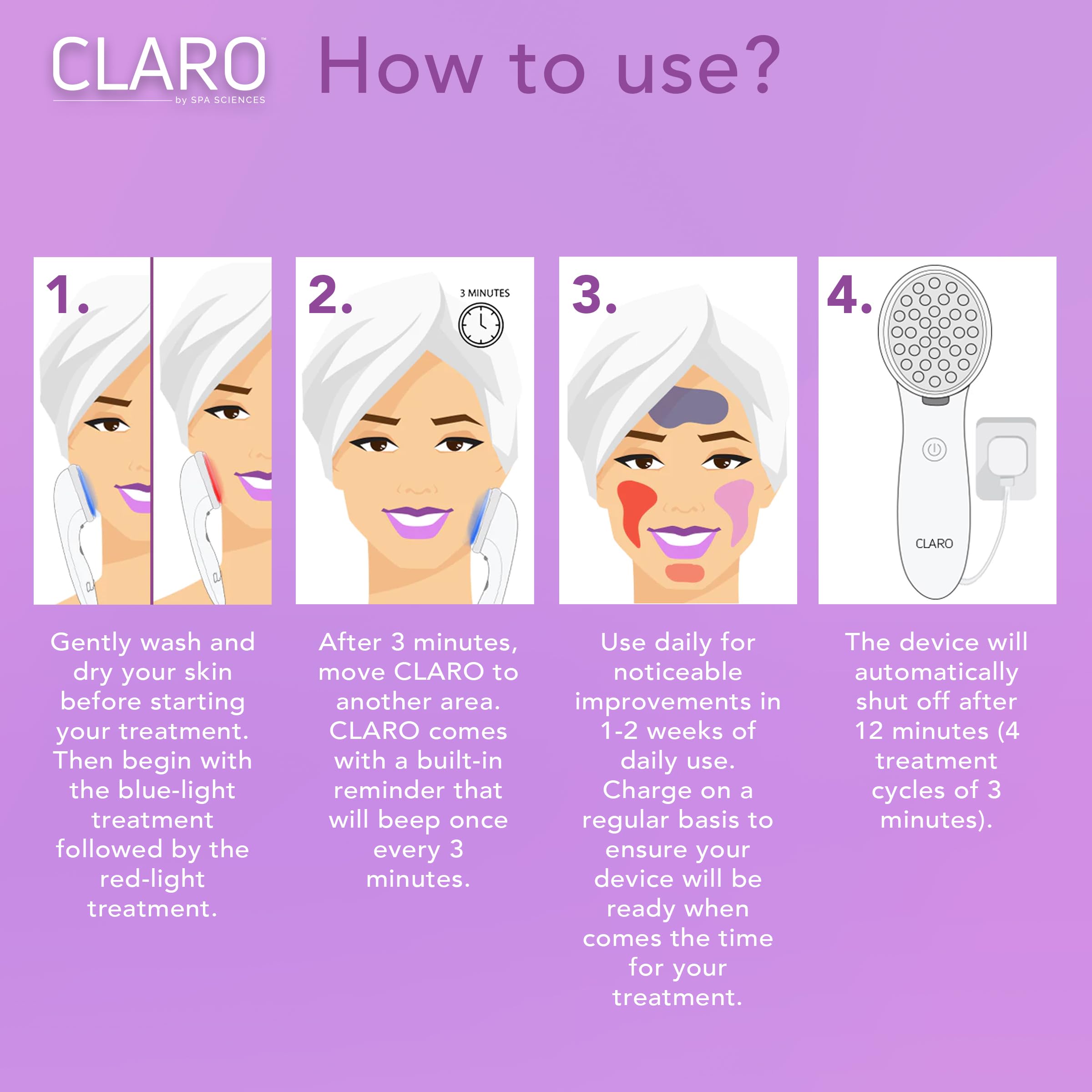 Spa Sciences CLARO – utilisation domestique pratique sans gels agressifs.