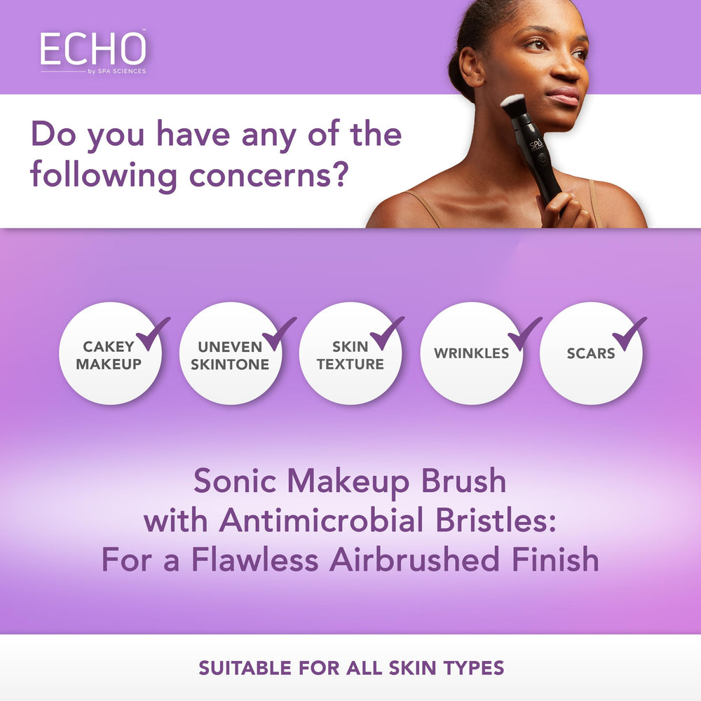 Spa Sciences ECHO – Application par micro-mouvements pour un maquillage fluide et rapide.