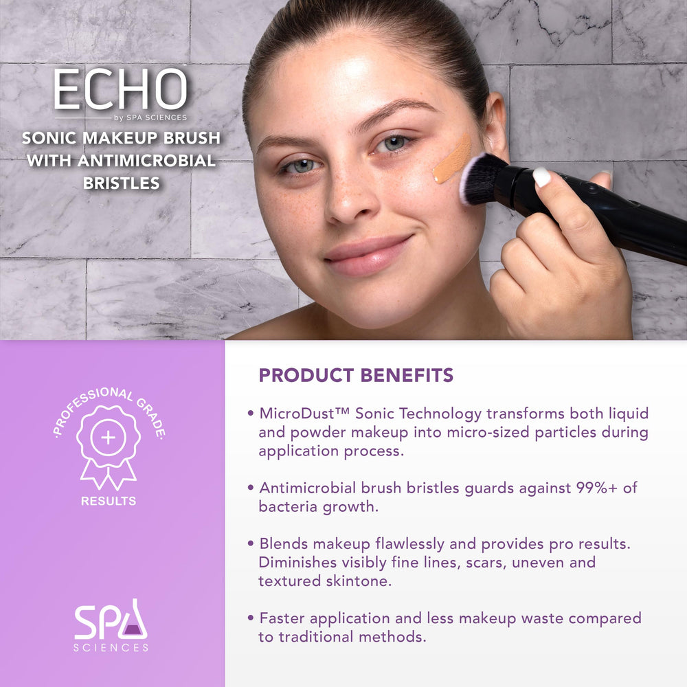 Spa Sciences ECHO – Finition airbrush avec massage intégré pour un look élégant.