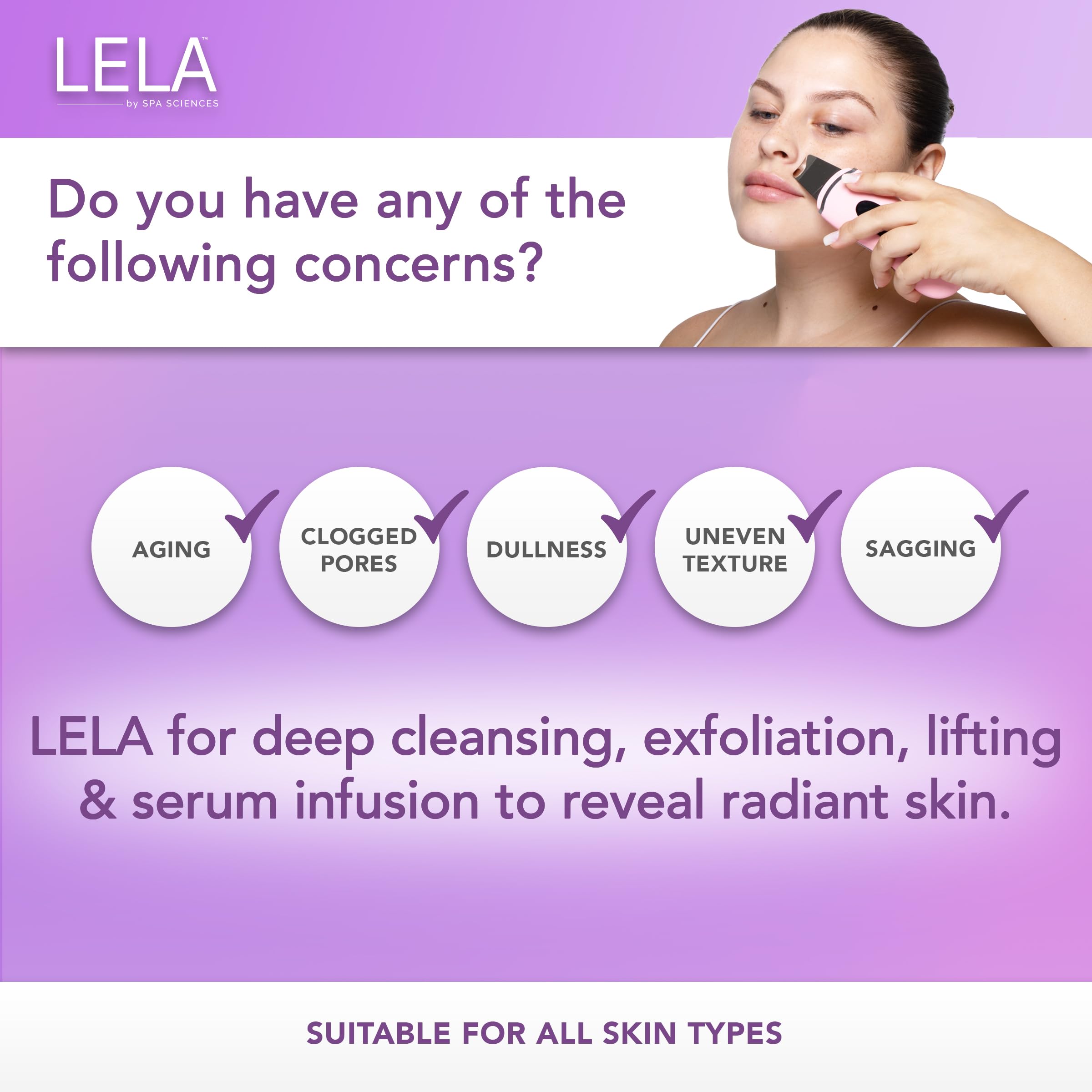 Spa Sciences LELA batterie rechargeable—utilisation sans fil et pratique.