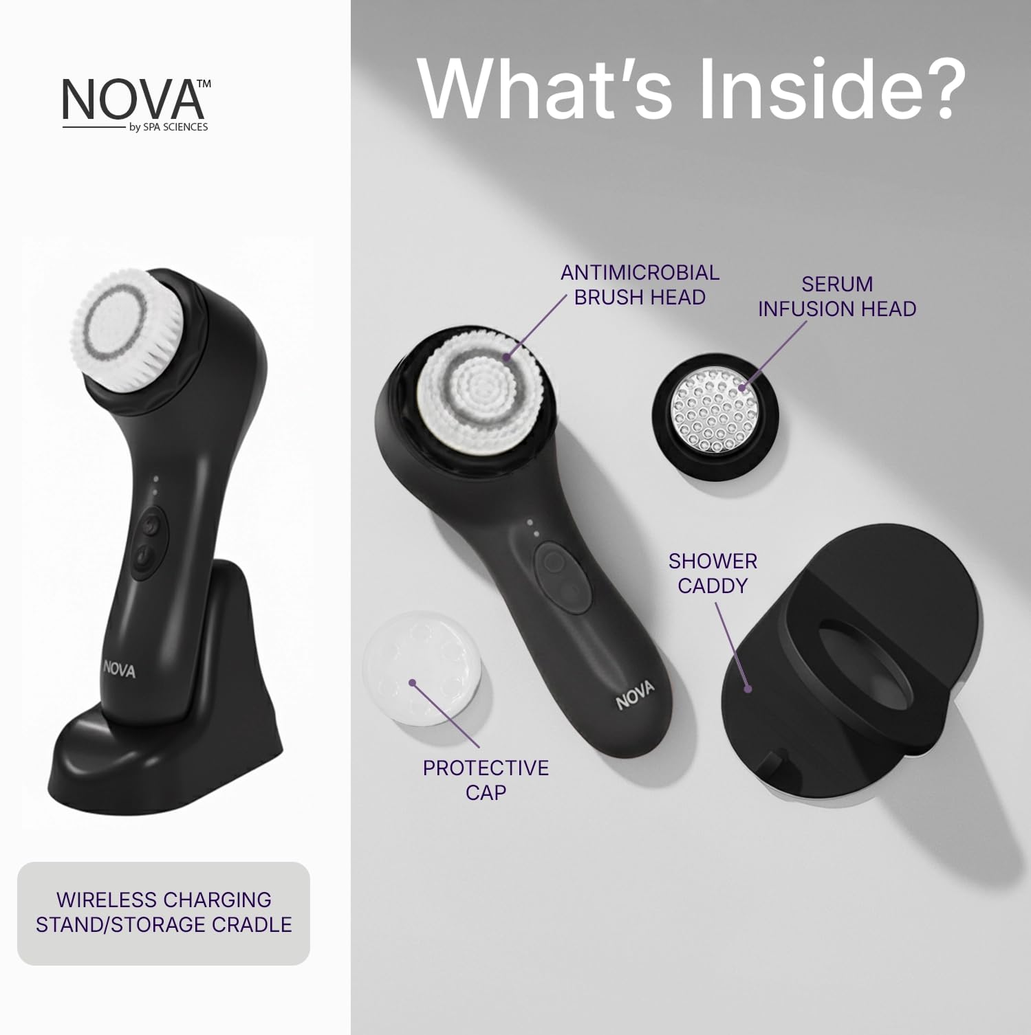 Spa Sciences NOVA – brins visage 20 000 pour exfoliation douce.