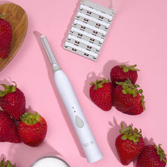 SIMA dermaplanage: lames soniques pour exfolier sans douleur.