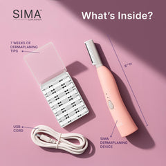SIMA rasoir, 3 vitesses pour adapter l'exfoliation à votre peau
