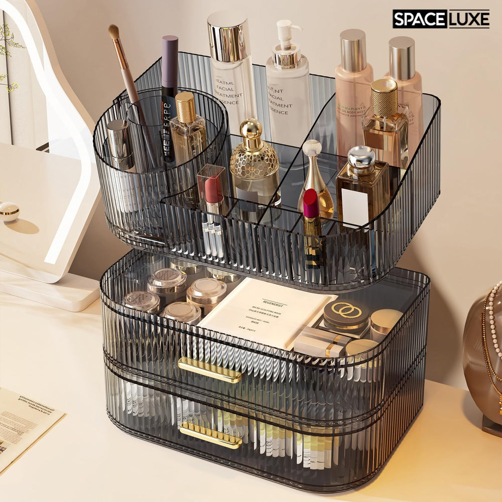SpaceLuxe Design moderne verre-clair: allure transparente qui met en valeur vos produits.