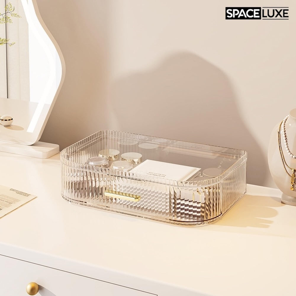 SpaceLuxe finitions crème blanc clair gris transparent pour tous les styles.