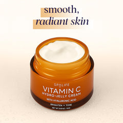 Texture gelée SpaLife Vitamin C Hydro prête à l’application.
