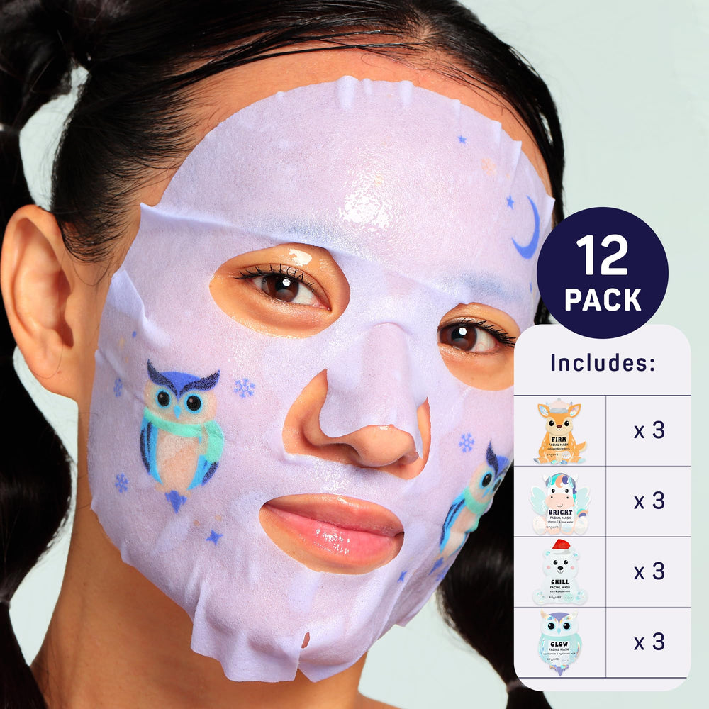 SpaLife ensemble Noël masques — coffret festif pour une routine beauté hivernale.